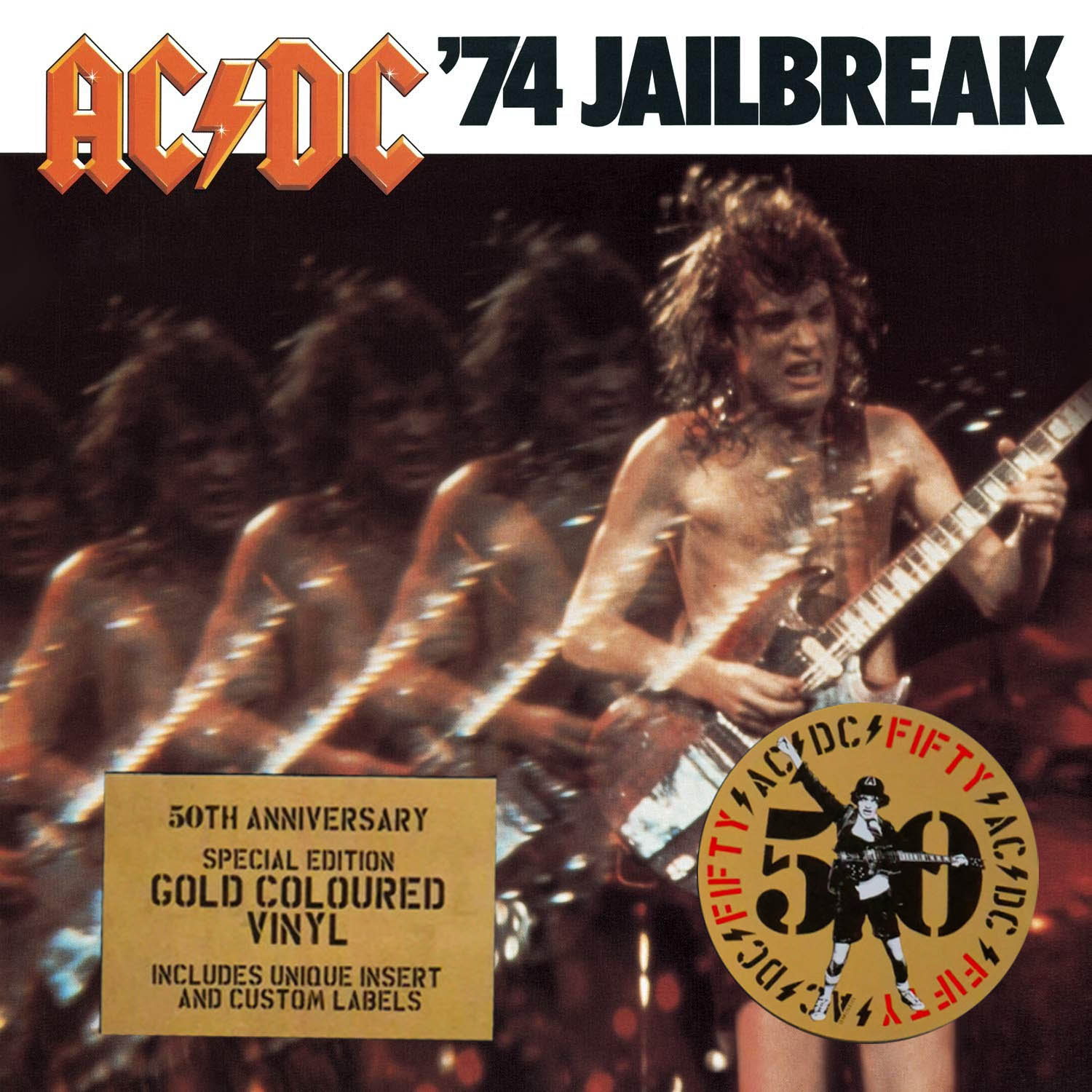 AC/DC - '74 Jailbreak [50th Anniversary Edition Gold Vinyl] (0196588733512)