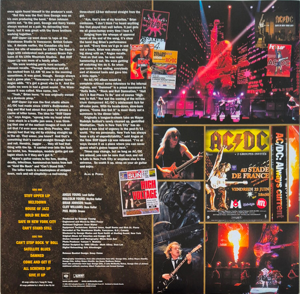 AC/DC - Stiff Upper Lip [50th Anniversary Edition Gold Vinyl] (0196588733710)