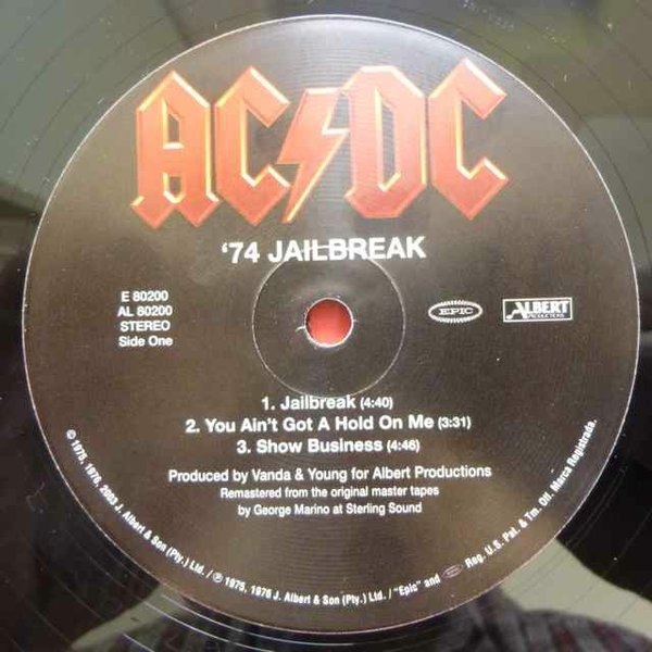 AC/DC - '74 Jailbreak (E 80200)