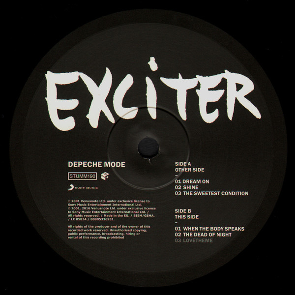 Depeche Mode - Exciter (88985336931)