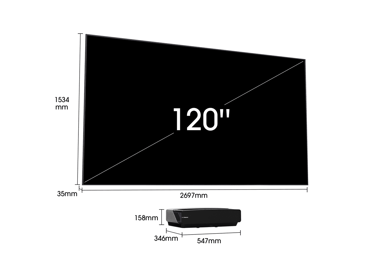 Hisense 120L5G (проектор + экран)