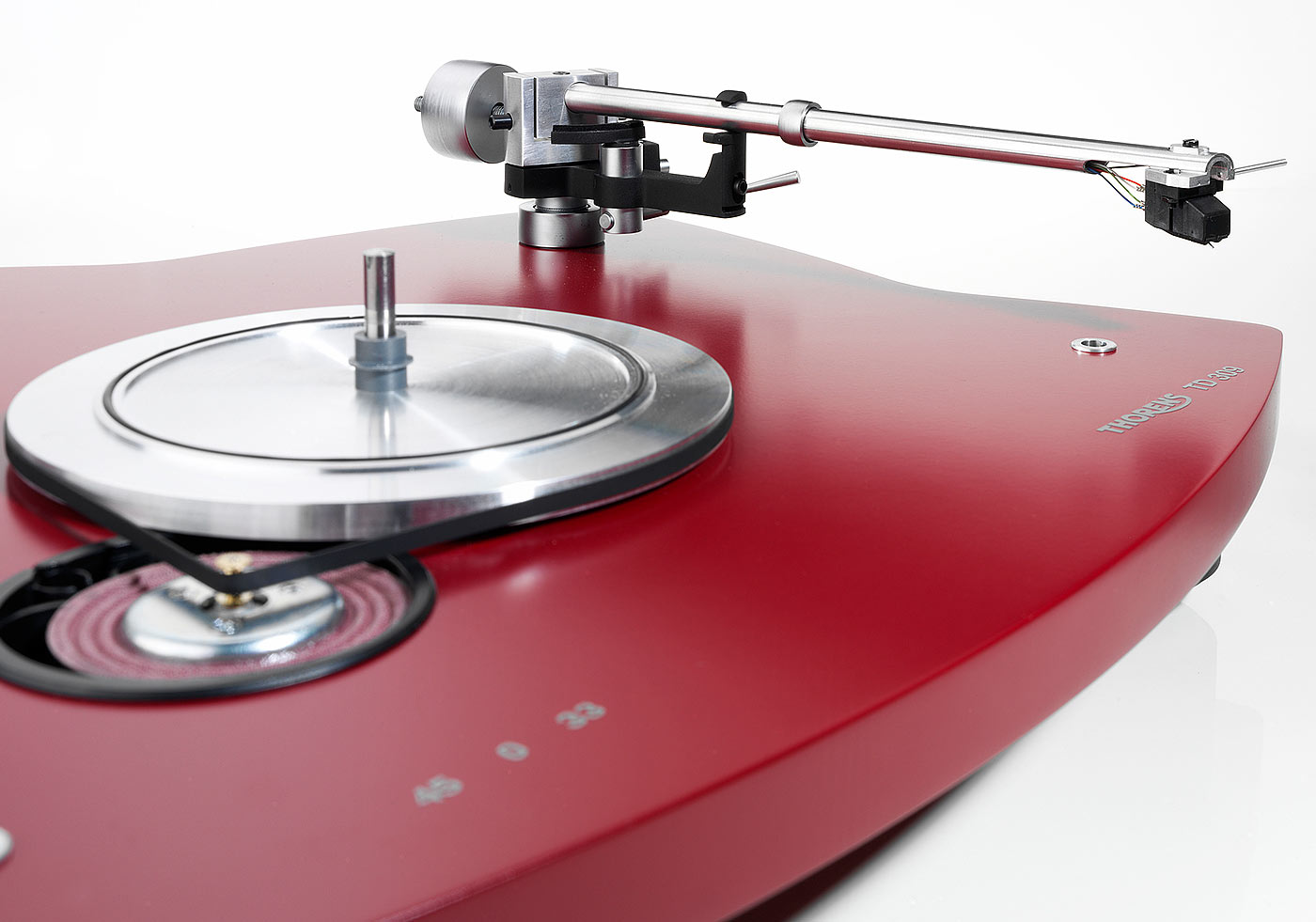 Thorens TD 309 highgloss red