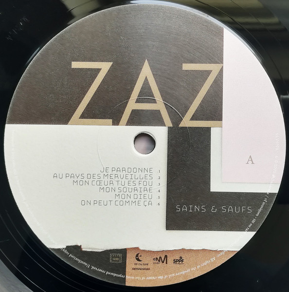 Zaz - Sains & Saufs [Black Vinyl] (3700187689759)