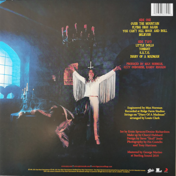 Ozzy Osbourne - Diary Of A Madman [Red/Black Swirl Vinyl] (19439883391)