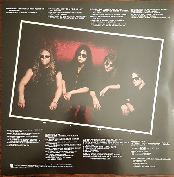 Metallica - ...And Justice For All (BLCKND007R-1)