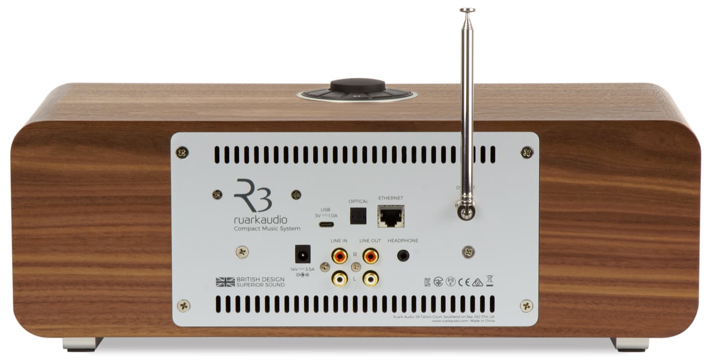 Ruark Audio R3 rich walnut veneer