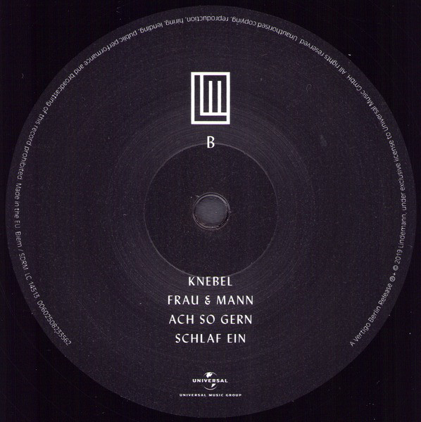 Lindemann - F & M (00602508110634)