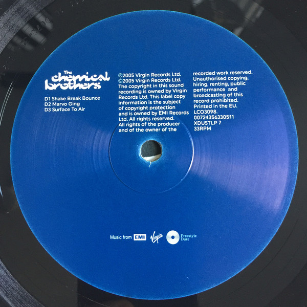 The Chemical Brothers - Push The Button (0724356330214)