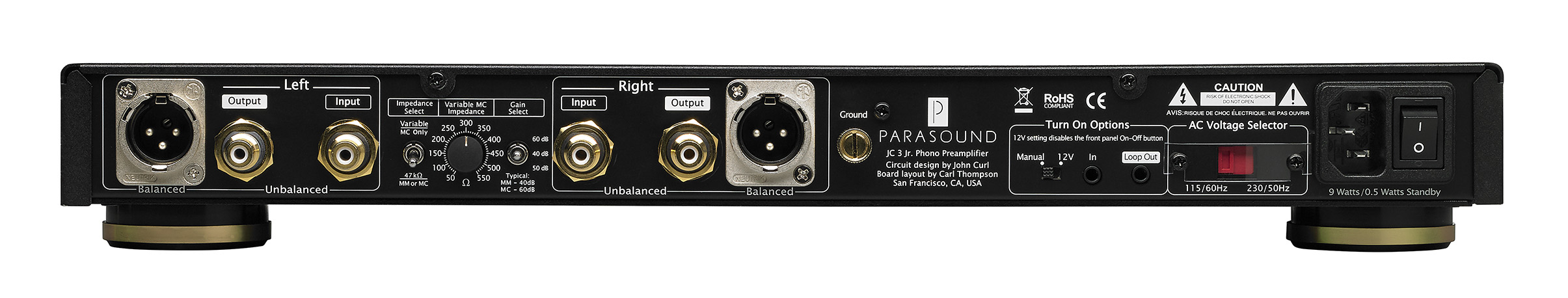 Parasound JC3 JR black