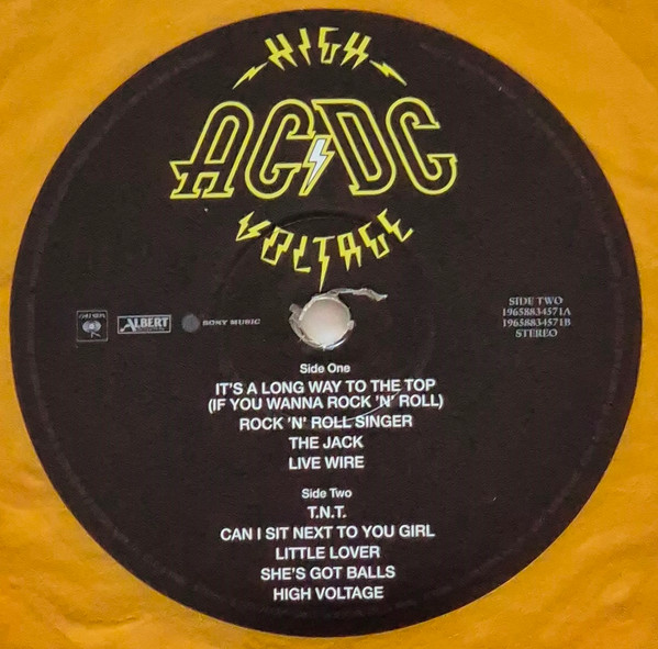 AC/DC - High Voltage [50th Anniversary Edition Gold Vinyl] (19658834571)