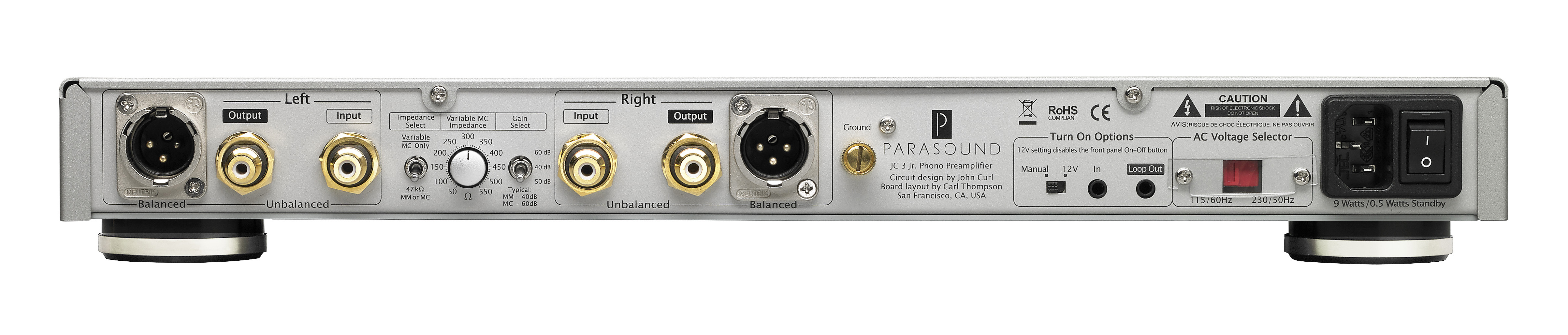 Parasound JC3 JR silver