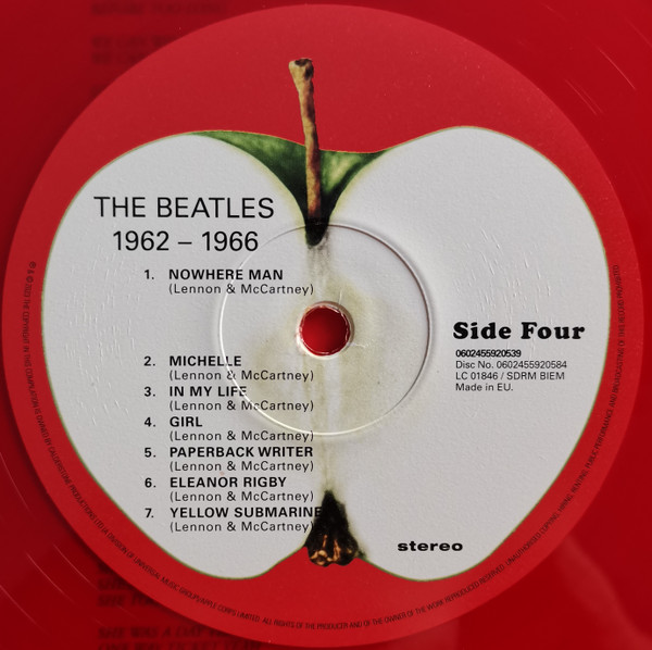 The Beatles - 1962-1966 [Limited Edition Red Vinyl] (0602455920706)