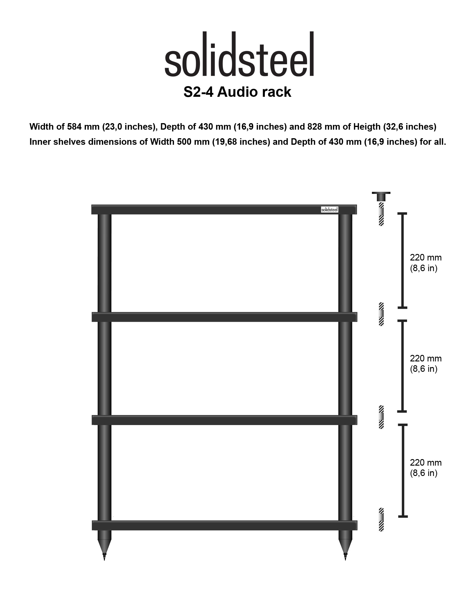 Solidsteel S2-4 black