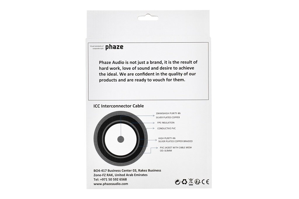 Phaze Audio ICC RCA-RCA 1.0m