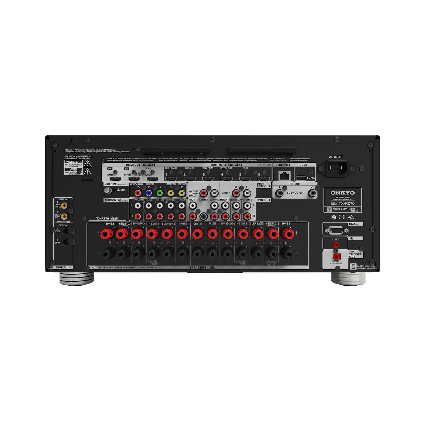 Onkyo TX-RZ70 black