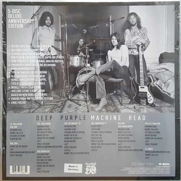 Deep Purple - Machine Head [Purple-smoke Vinyl] (R2 725876)