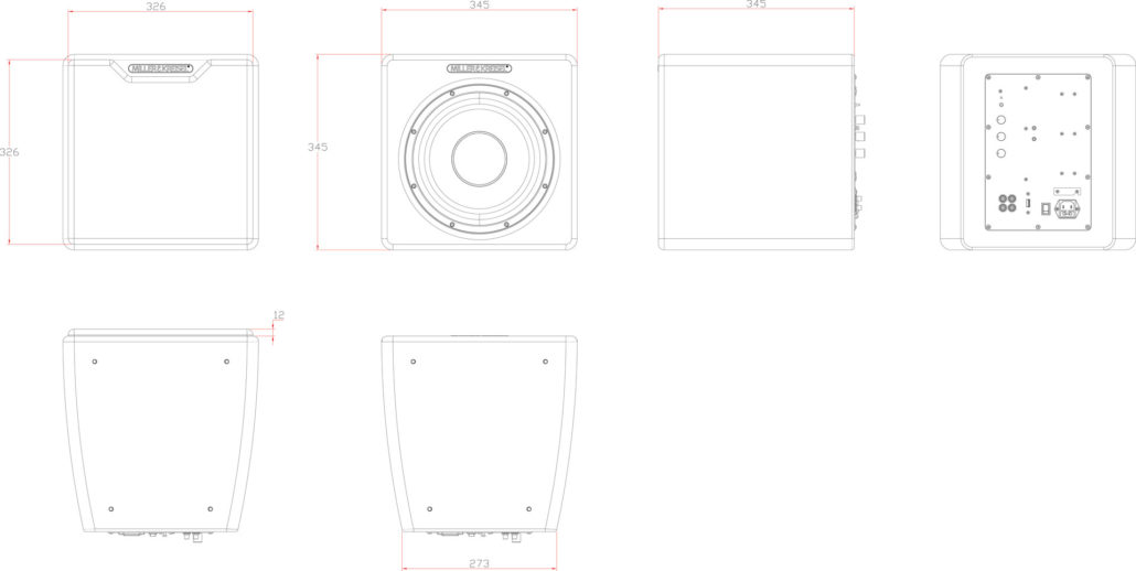 M&K Sound V10+ white satin