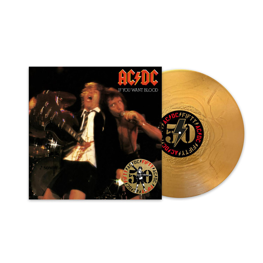 AC/DC - If You Want Blood You've Got It [50th Anniversary Edition Gold Vinyl] (196588733413)