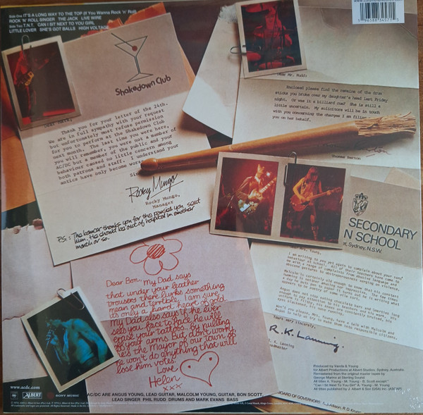 AC/DC - High Voltage [50th Anniversary Edition Gold Vinyl] (19658834571)