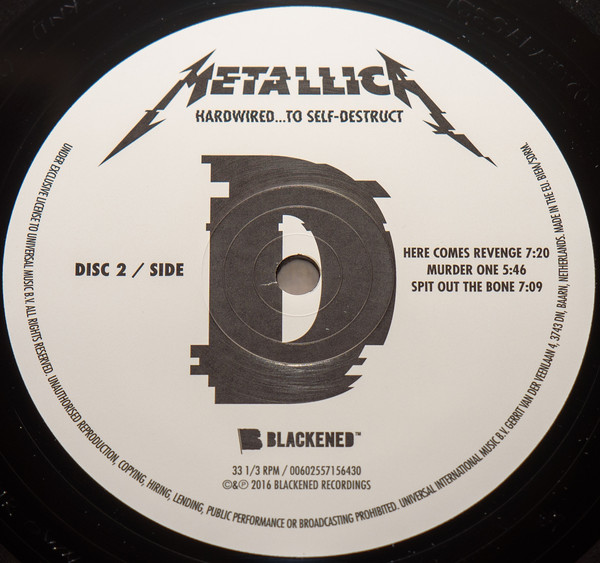 Metallica - Hardwired...To Self-Destruct (00602557156416)