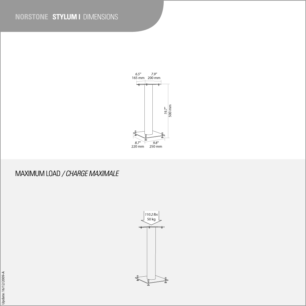 NorStone Stylum 1 white