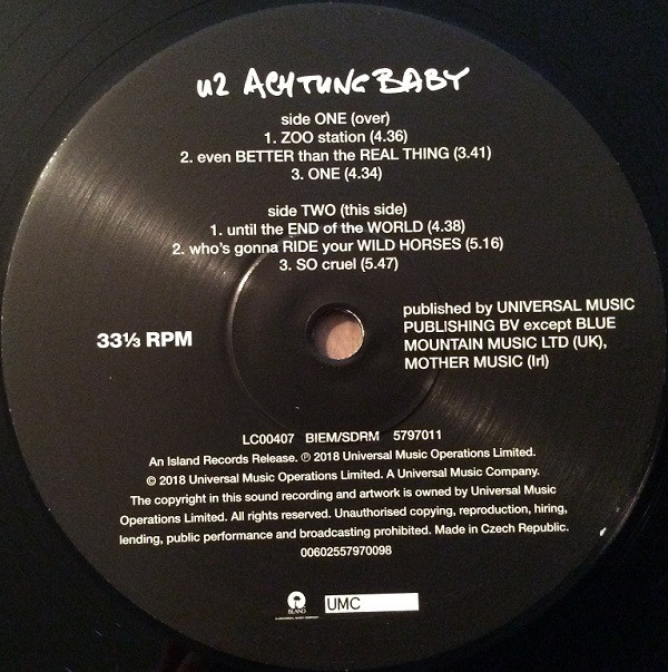 U2 - Achtung Baby (5797009)