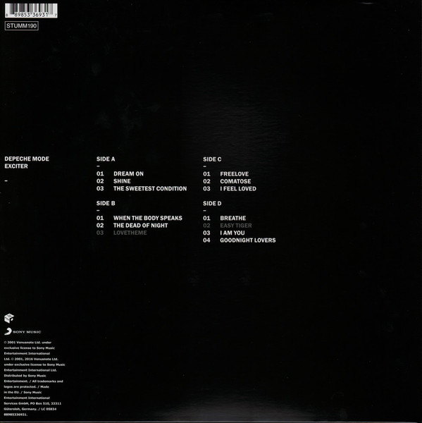 Depeche Mode - Exciter (88985336931)