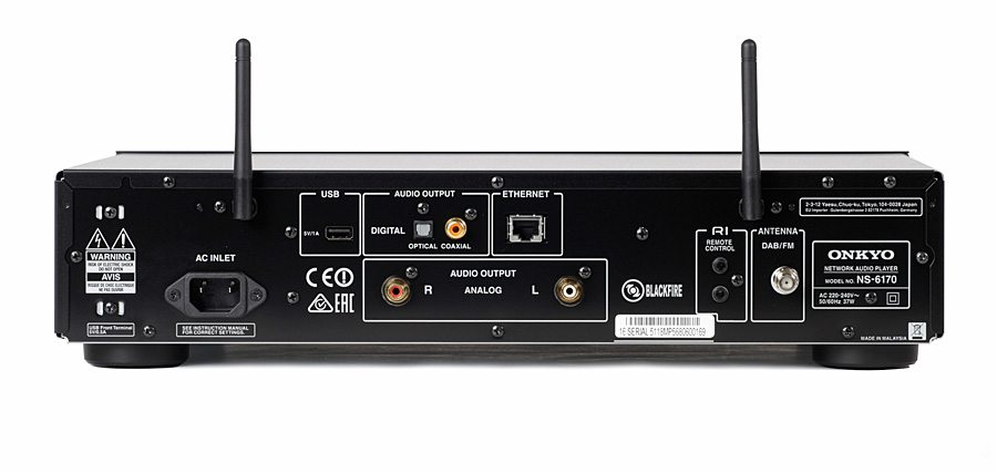 Сетевой аудиопроигрыватель Onkyo NS-6170
